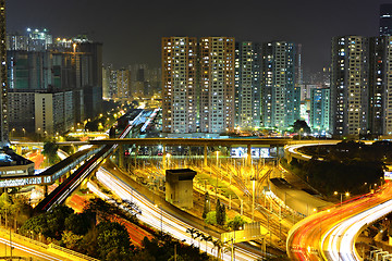 Image showing modern city at night