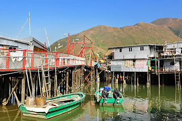 Image showing Tai O fishing village in Hong Kong