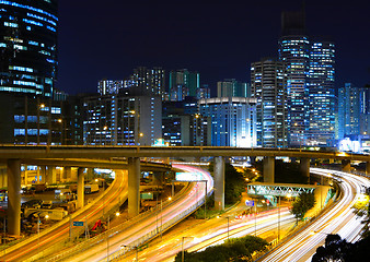 Image showing modern city at night