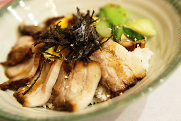 Image showing pork and rice in japan style