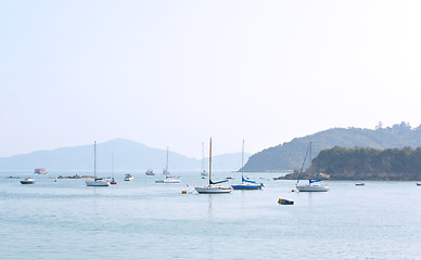 Image showing yacht in bay