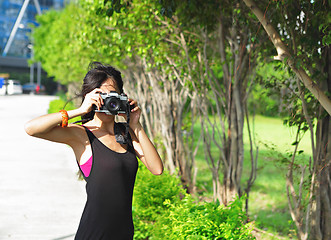 Image showing amateur photographer