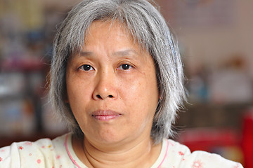 Image showing middleage chinese woman