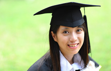 Image showing graduation girl
