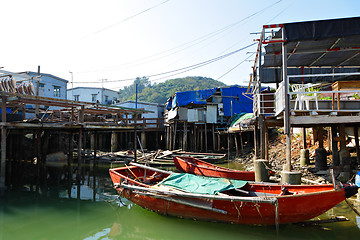 Image showing Tai O fishing village in Hong Kong