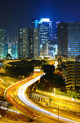 Image showing modern city at night