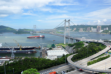 Image showing Tsing Ma Bridge