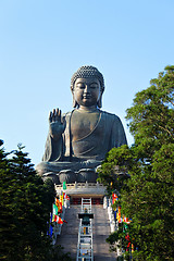 Image showing Tian Tan Buddha in Hong Kong