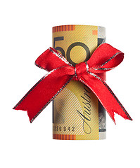 Image showing Australian money gift