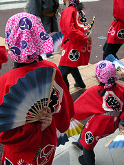 Image showing JJapanese dance-unusual perspective