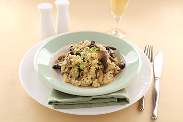 Image showing Mushroom Risotto