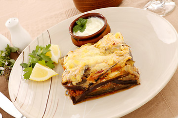 Image showing Greek Moussaka