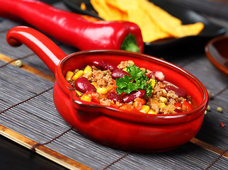 Image showing Chilli con carne