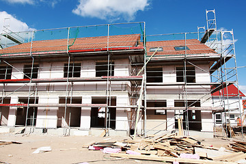 Image showing New house under construction