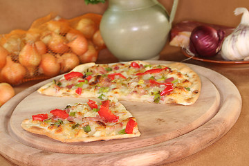 Image showing tarte flambee