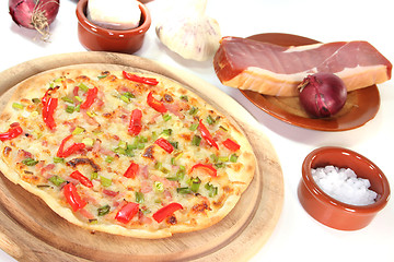 Image showing tarte flambee