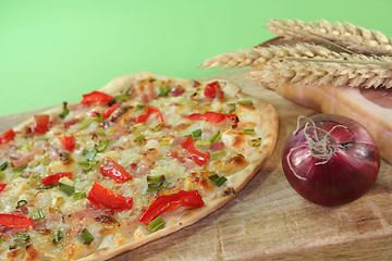 Image showing tarte flambee