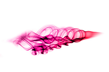 Image showing Fume shapes colored with gradient