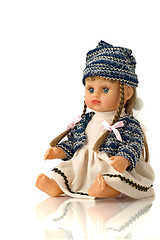 Image showing Beautiful doll with long pigtails