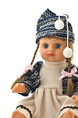 Image showing Pretty doll with long pigtails