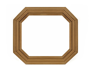 Image showing Octagonal wooden Frame for picture