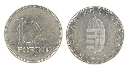 Image showing 10 Forint - hungarian money