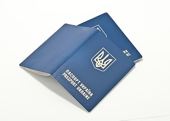 Image showing International Passports of Ukraine 