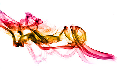 Image showing RGB abstract - colorful smoke 