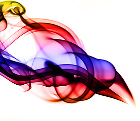 Image showing Beautiful abstract Smoke waves