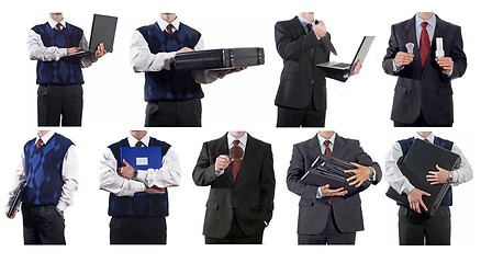 Image showing Collage of business-related people 