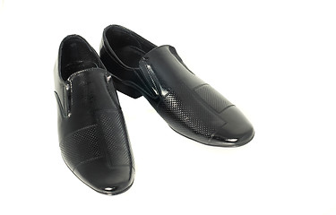 Image showing Classic Men's patent-leather shoes