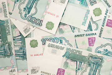 Image showing Currencies of the world - russian rouble