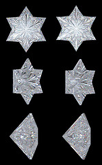 Image showing Star of David or hexagram Diamond