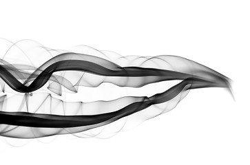 Image showing Abstract fume shapes 