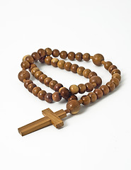 Image showing Wooden beads