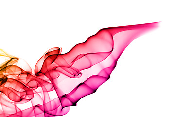 Image showing Gradient colored fume abstract 