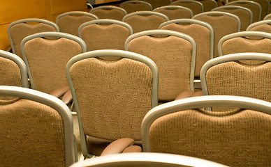 Image showing Chairs in the conference hall 