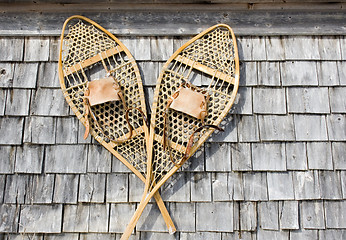 Image showing Antique Snowshoes