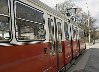 Image showing Red Tramway