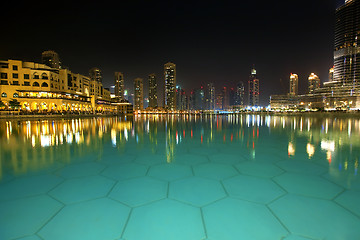 Image showing Dubai by night