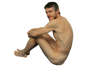 Image showing Nude muscular man