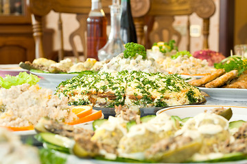 Image showing Tasty Pie - Banquet in the restaurant