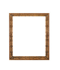 Image showing Empty carved Frame for picture 