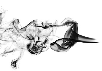 Image showing Magic Abstract Smoke over white