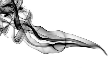 Image showing Magic fume abstract over white
