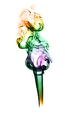 Image showing Gradient colorful Magic fume