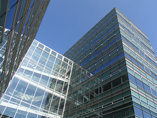 Image showing Glass and steel