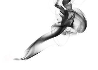 Image showing Abstract smoke shapes