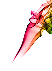 Image showing Abstract Color - fume  shapes 