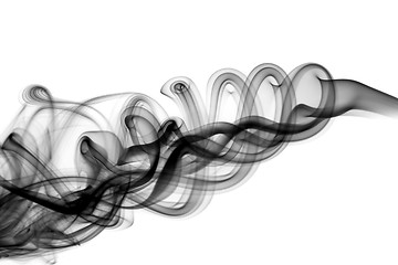 Image showing Magic puff of abstract smoke waves 